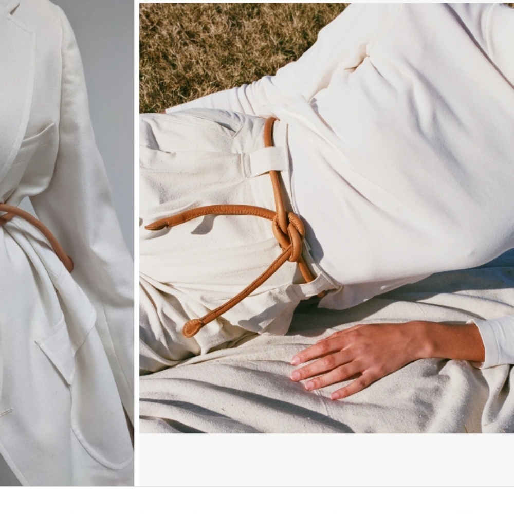 Are Studio Knot Belt in Olive green